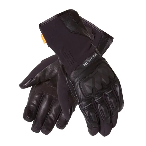 Merlin Rex All-Season Hydro D30 Road Gloves Black