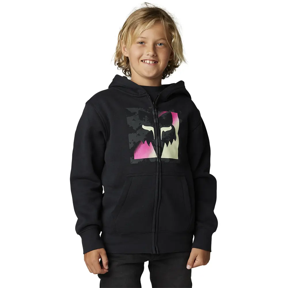 Fox Detonate Zip Fleece Hoody Youth Black