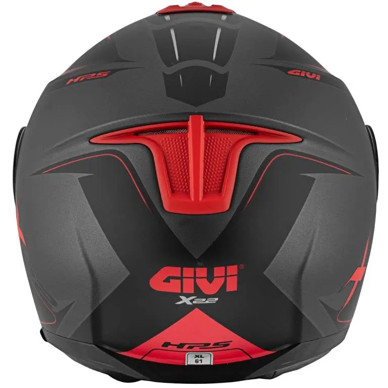 Givi X22 Planet Jet Open Face Helmet Grey/Red