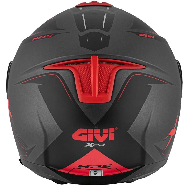 Givi X22 Planet Jet Open Face Helmet Grey/Red - Image 5