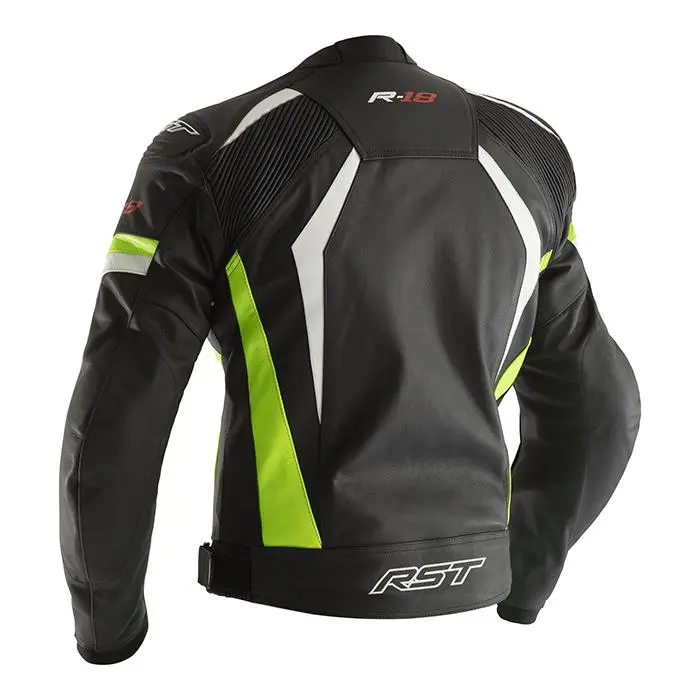 Jacket RST R-18 Leather Black/Yellow