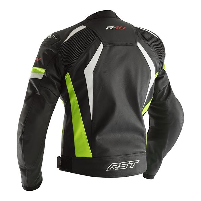 Jacket RST R-18 Leather Black/Yellow - Image 2