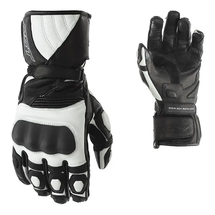 RST GT CE LEATHER GLOVE [BLACK/WHITE] 07 XS
