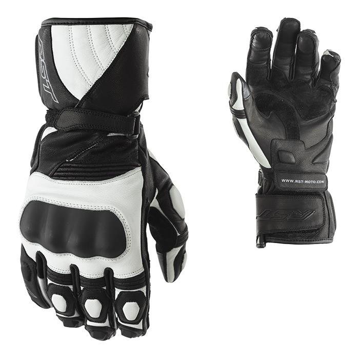 RST GT CE LEATHER GLOVE [BLACK/WHITE] 07 XS - Image 4