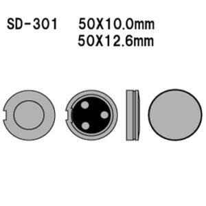 I Vesrah disc pads SD301 [] - Image 1