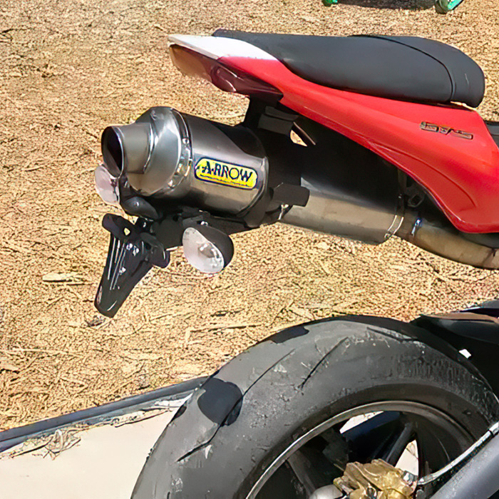 Tail Tidy Triumph R&G For Round Exhausts - Image 1