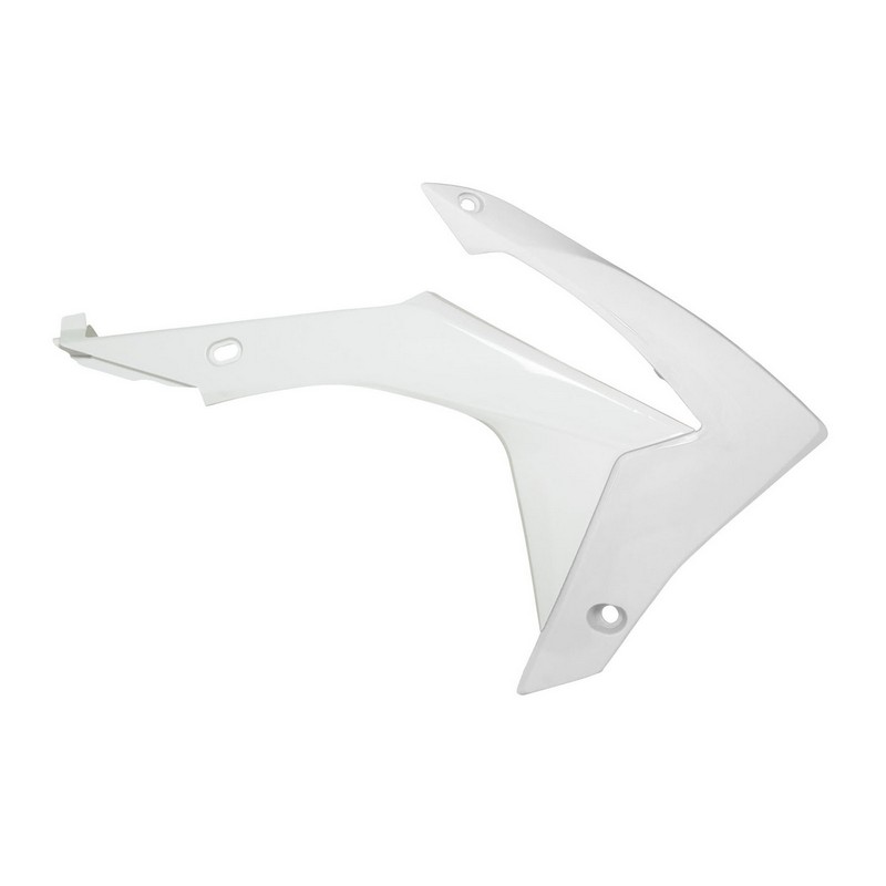 RADIATOR SHROUDS  RTECH HONDA CRF250R 14-17 CRF450R 13-16 WHITE - Image 1