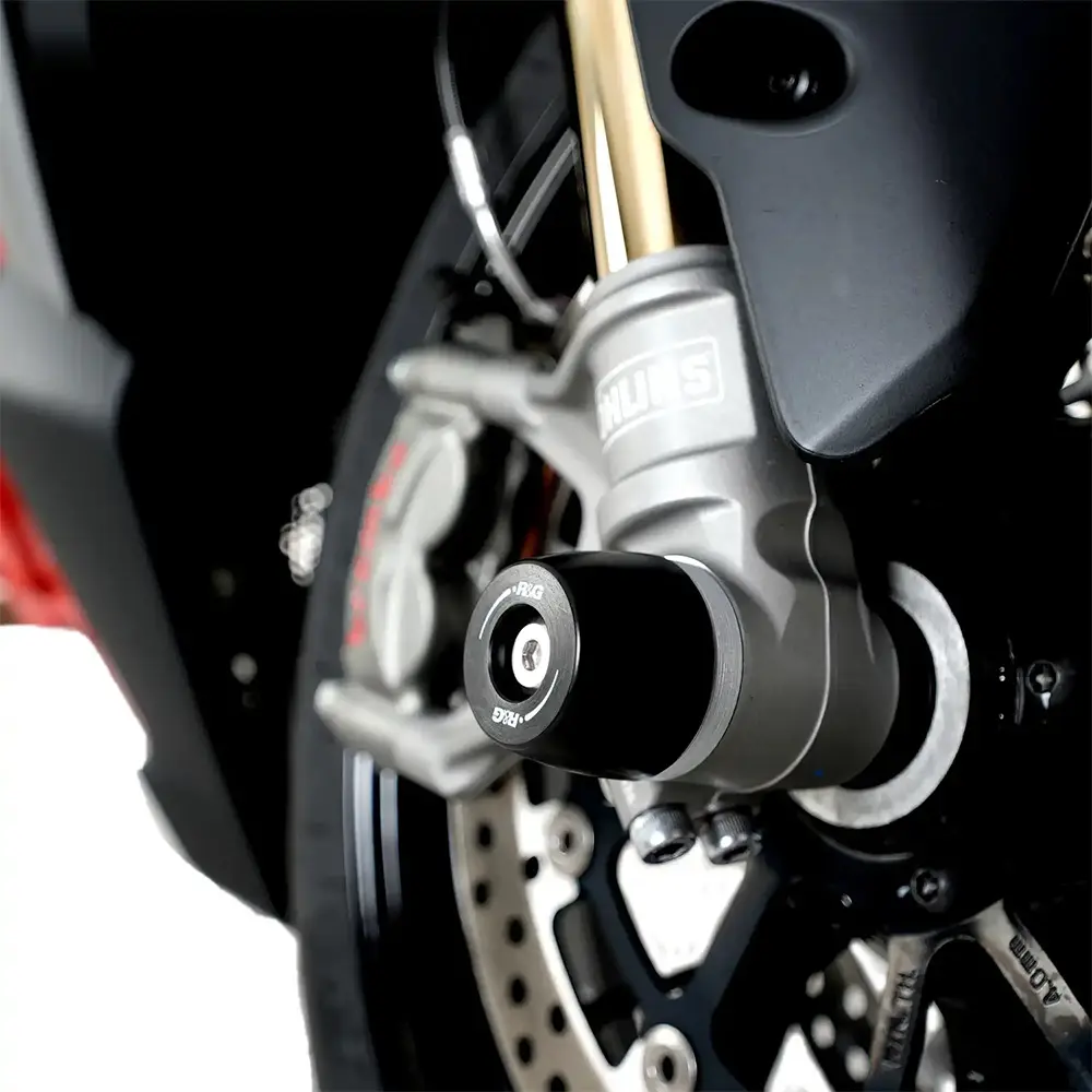 APEX Fork Protectors for Ducati Streetfighter V2 S 25- & Panigale V2 S 25- Black R&G