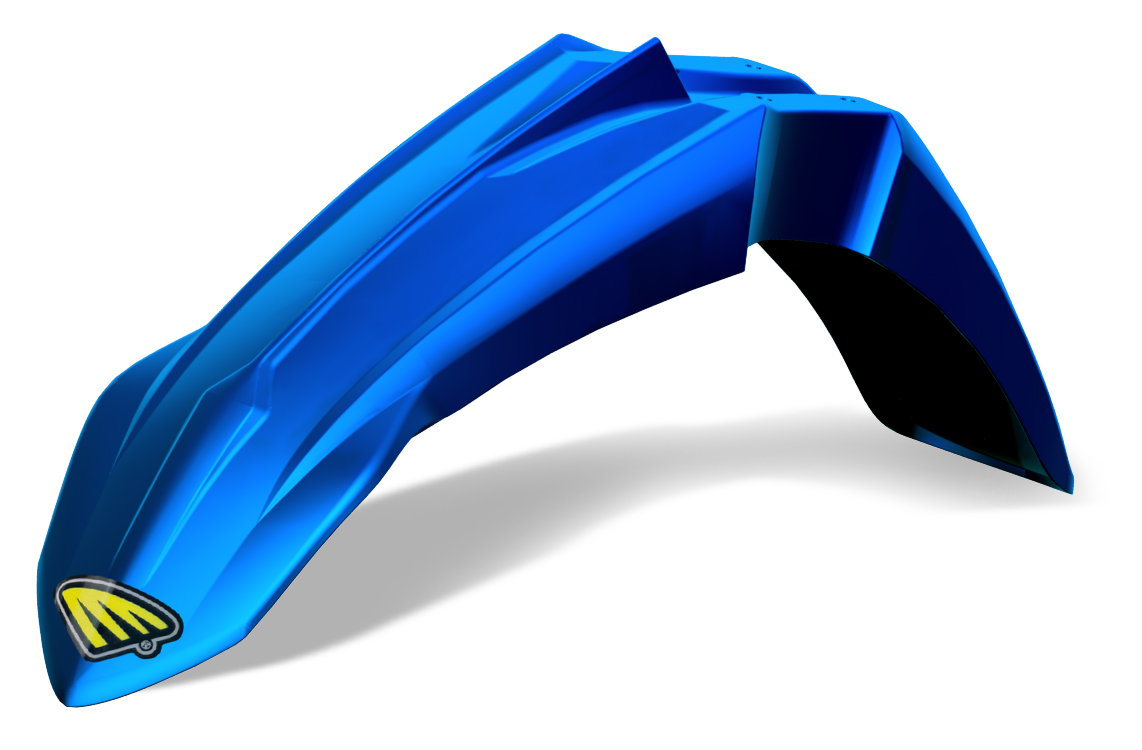 2018 YAM YZ450F FRONT FENDER  WHT - Image 1