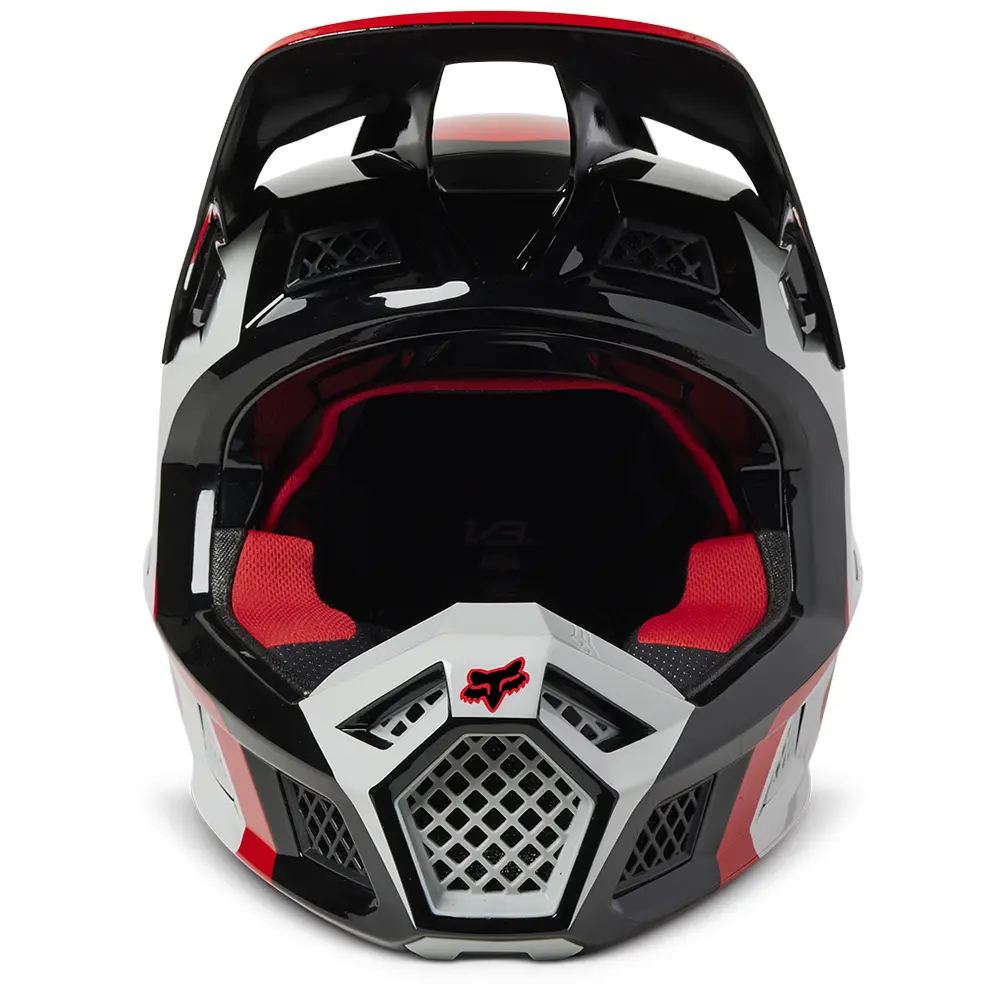 Fox V3 RS Efekt MIPS ECE Motocross Helmet Flo Red