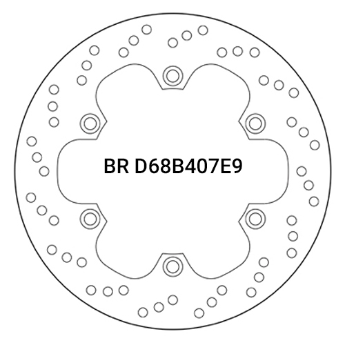 REAR DISC HONDA VARIOUS '83-'09 - Image 1