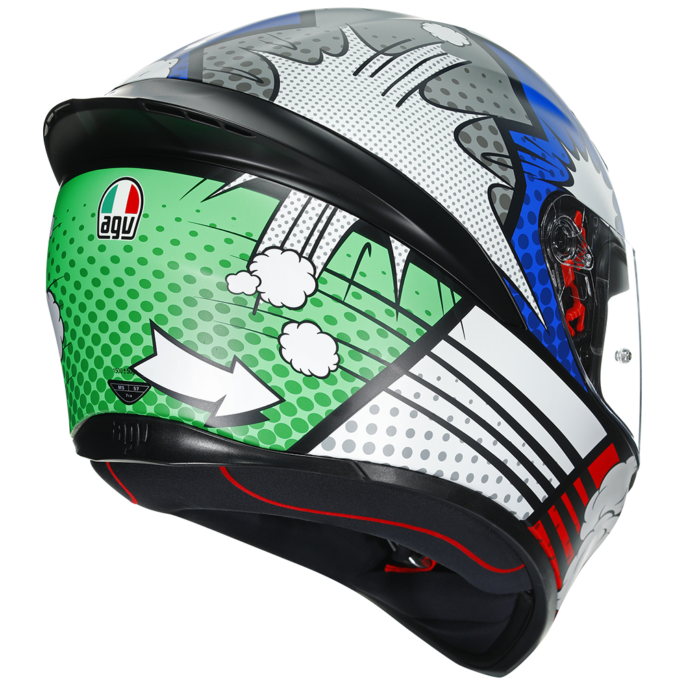 AGV K1 Road Helmet Bang Matte Italy/Blue - Image 6