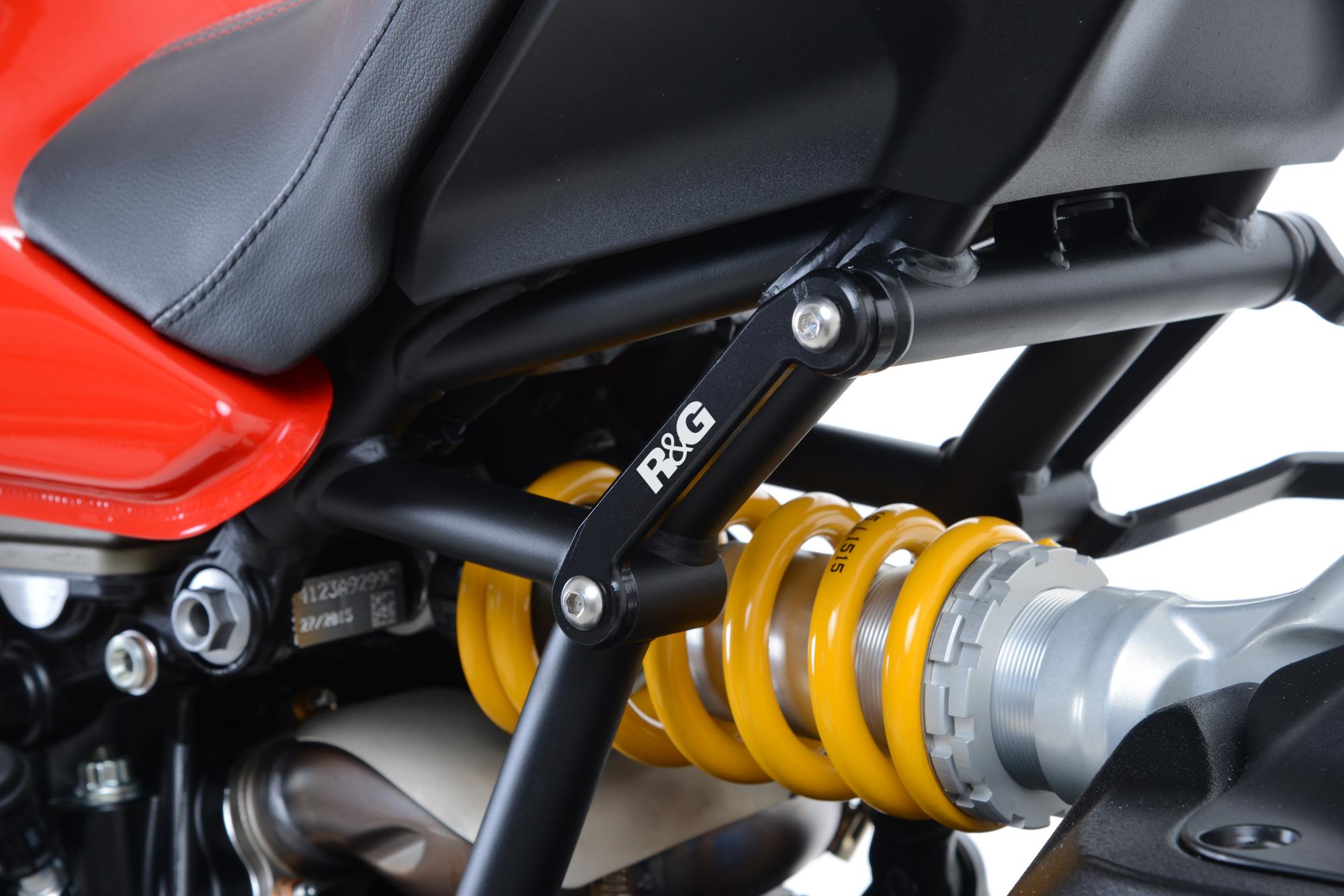 Rear Foot Rest Blanking Plate Left Side R & G Racing Ducati Monster 1200 R '16- - Image 1