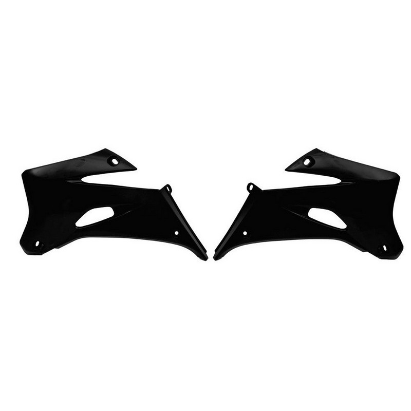 RADIATOR SHROUDS RTECH WR250F 07-14 WR450F 07-11 BLACK - Image 1