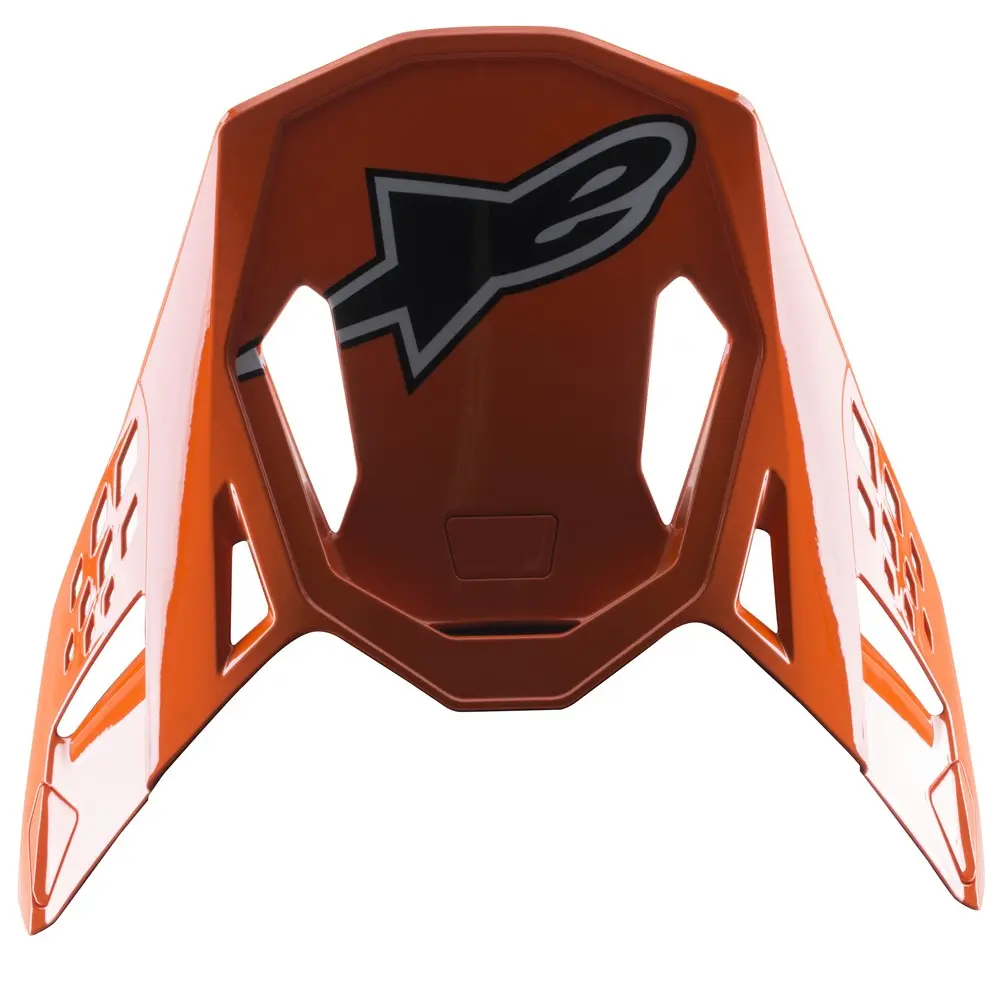 Visor S-M8 Factory Dark Blue/Orange Fluoro