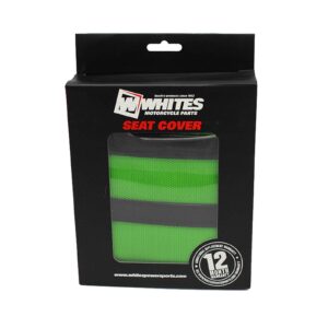 WHITES SEAT COVER GRN/BLK KAW KXF250 13-16 KXF450 12-15 - Image 2