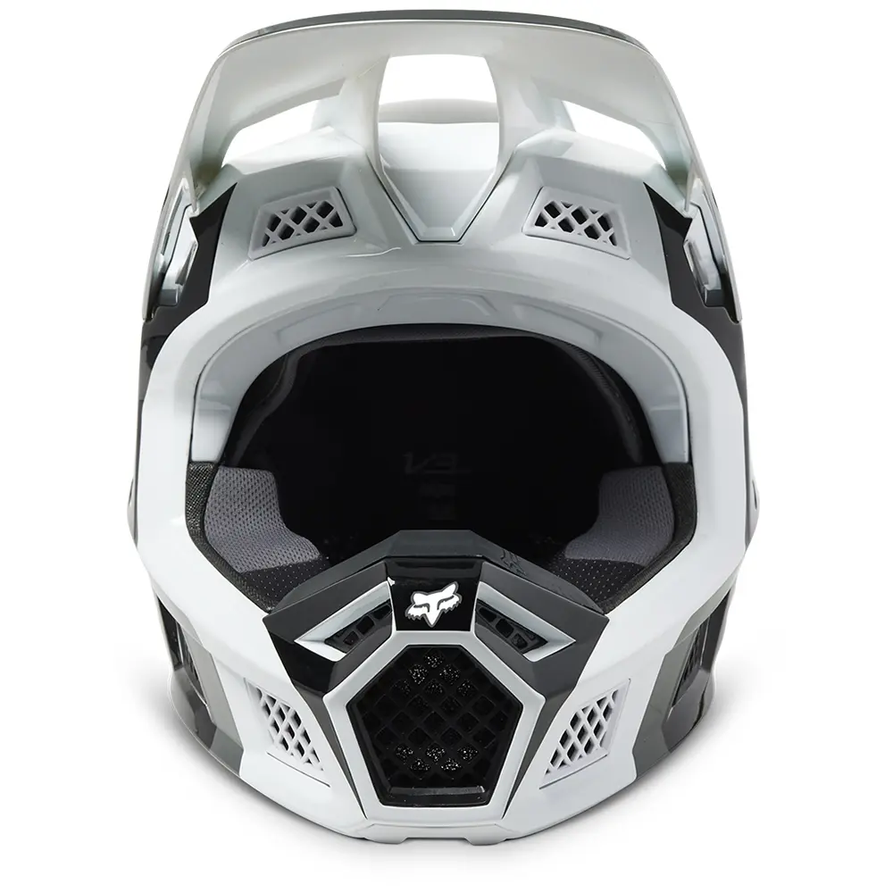 Fox V3 RS Efekt MIPS ECE Motocross Helmet Black/White