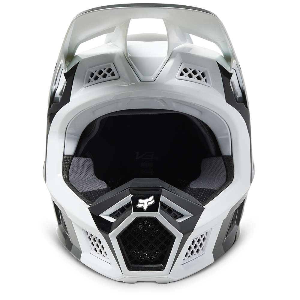 Fox V3 RS Efekt MIPS ECE Motocross Helmet Black/White - Image 5
