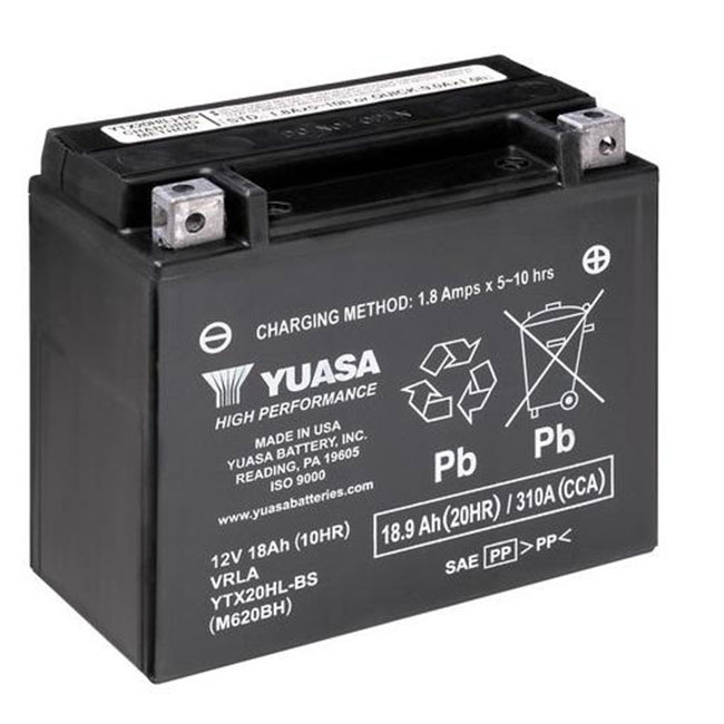 Yuasa YTX20H-BS battery- 0.93L upgrade 4 YTX20-BS -        [] - Image 4