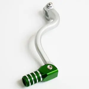 *Gear lever KX250F 09-23 green tip Tech7