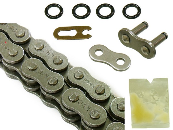 CHAIN 520 - 120 LINK KMC  SEALED LUBRICATION KMC SEALED CHAIN WORK OPTIMALLY HEAVY DUTY O RING - Image 1