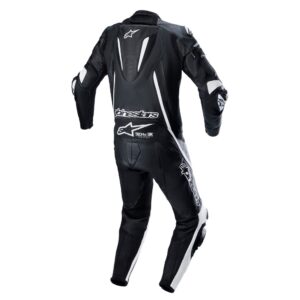 Alpinestars Fusion 1PC Leather Race Suit Black/White - Image 2