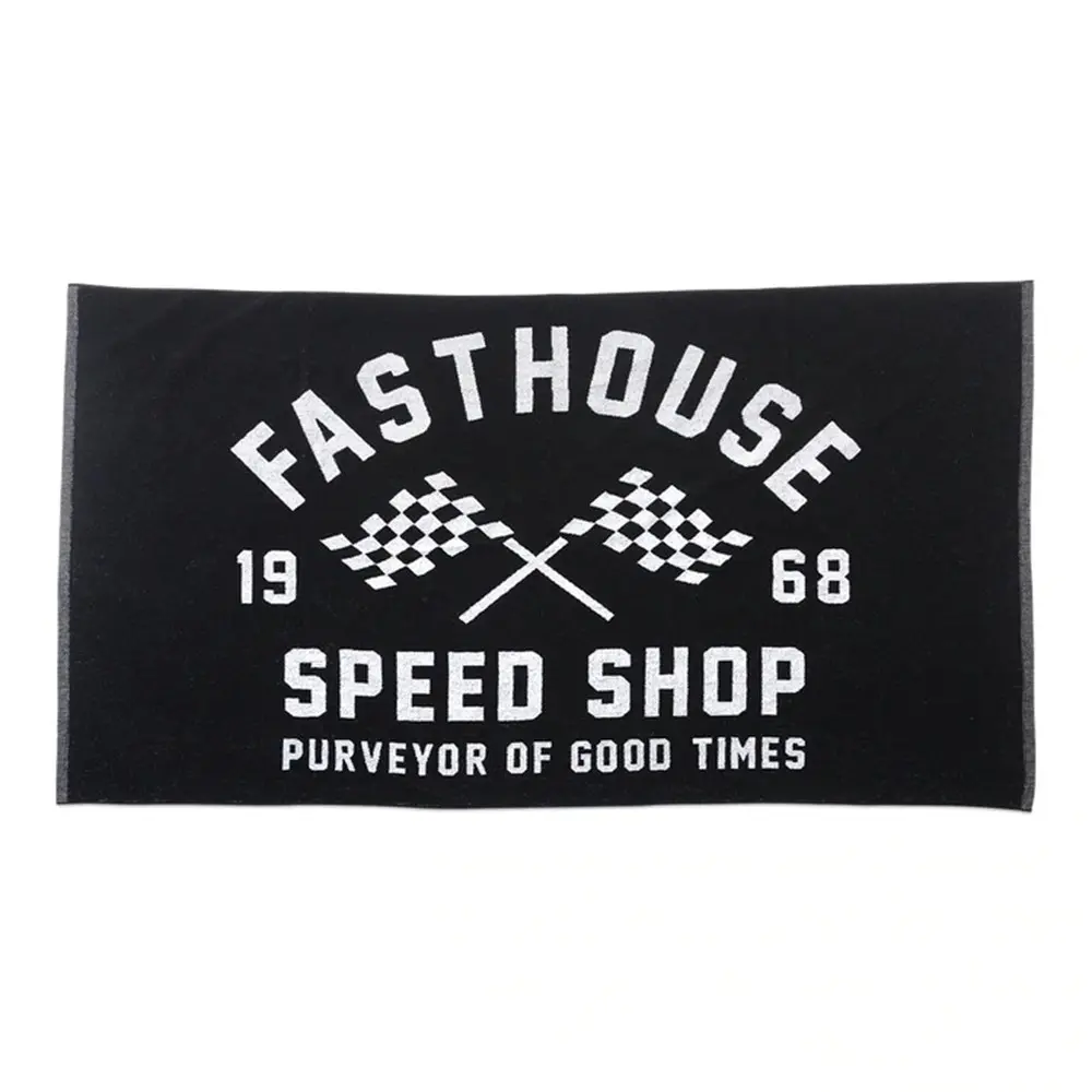 Fasthouse Purveyor Beach Towel Black - One Size