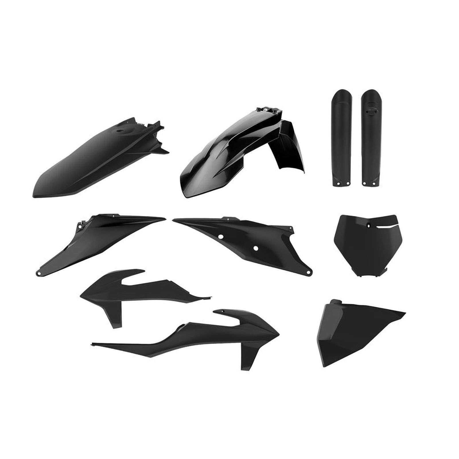POLISPORT MX KIT KTM SX/SX-F/XC/XC-F 19-21 BLK - Image 1