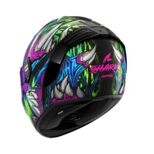 Shark Spartan RS Road Helmet Shaytan Black/Green/Violet - Image 3