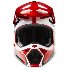Fox V1 Leed MIPS ECE Motocross Helmet Flo Red - Image 5