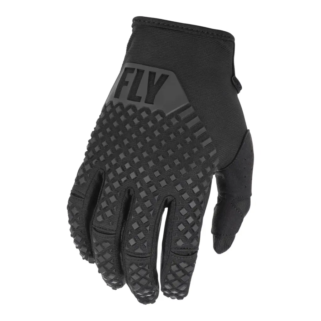 Fly Kinetic Youth Black Motocross Gloves