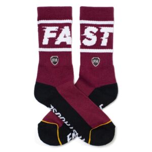 Bronson Socks Maroon/Black - One Size - Image 2
