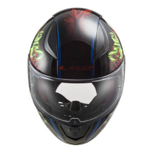 LS2 FF353 Rapid Happy Road Helmet Black / Red - Image 3