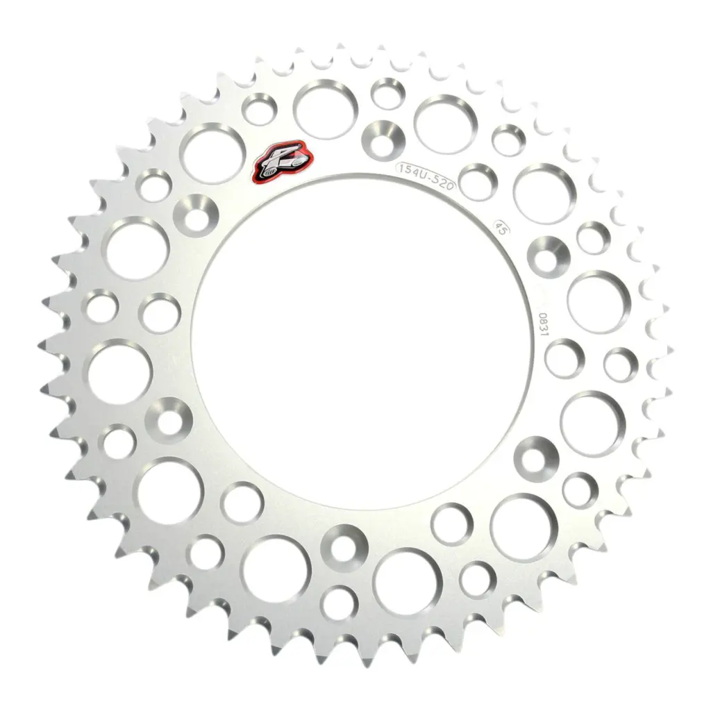 Renthal Sprocket Rear Silver 38T Alloy 7075 T6 Grooved Honda