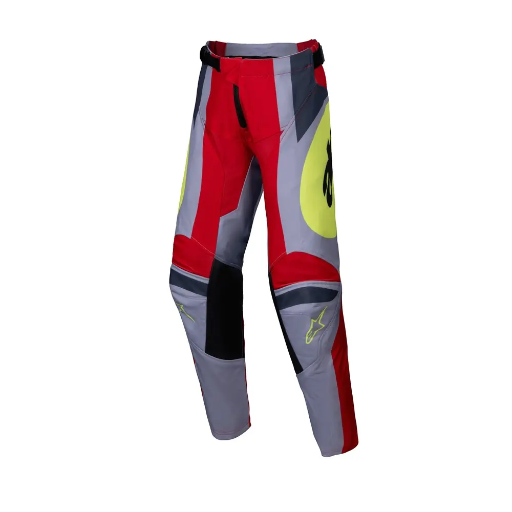 Alpinestars Youth Racer Melt Motocross Pants Bright Red/Gray