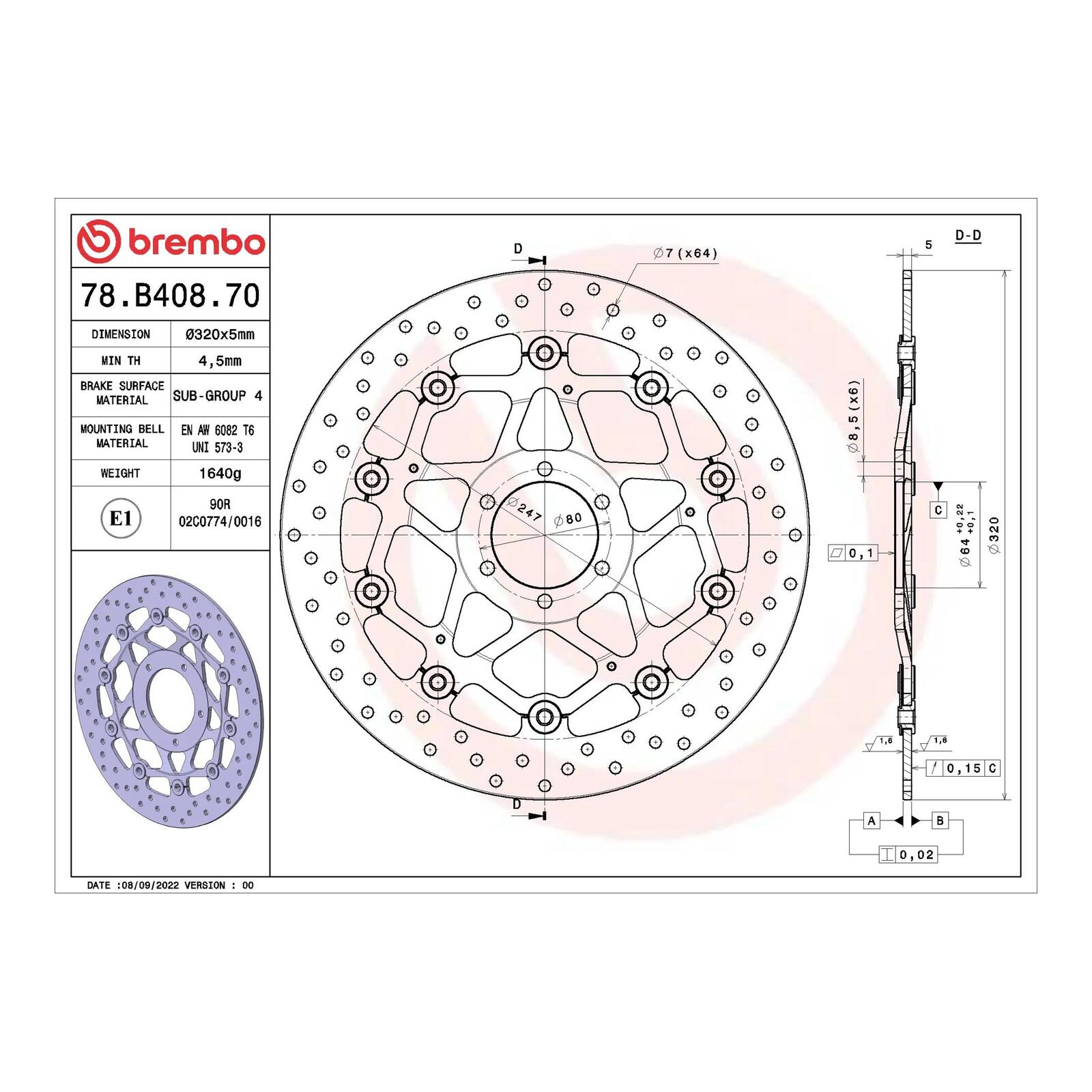Brembo Brake Disc - Ducati (Various Models) - Image 2