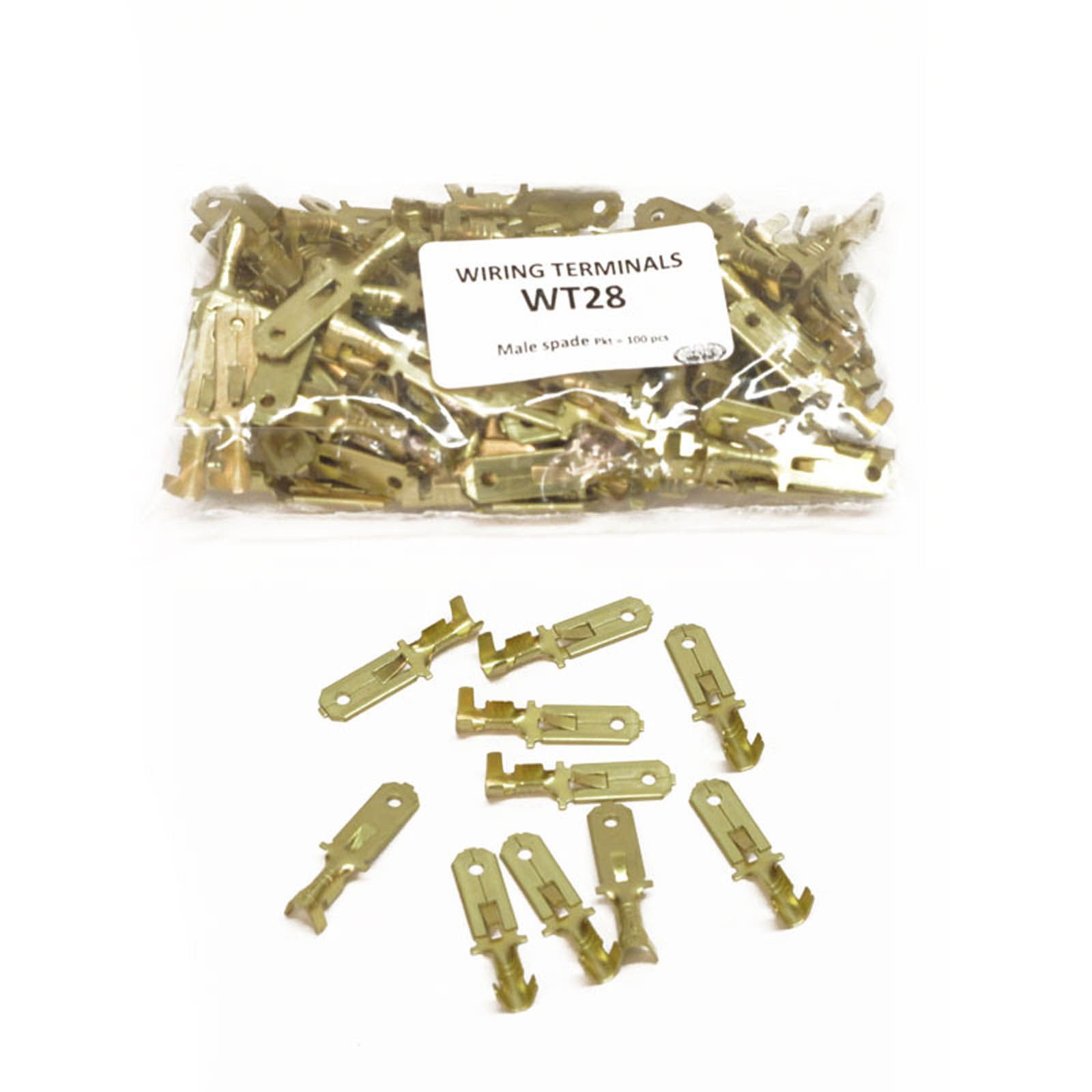 TERMINAL MALE SPADE (PKT of 100PCS) - Image 1