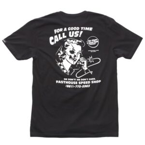 Fasthouse Call Us Tee Black - Image 1