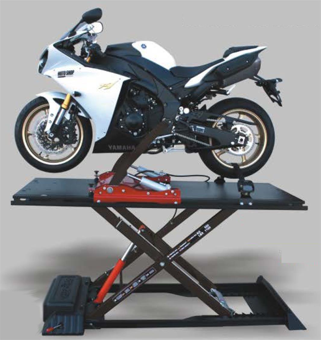 Bike Lift Max 516 Twin Arms Hydraulic Bench With Twin Arm - Image 1