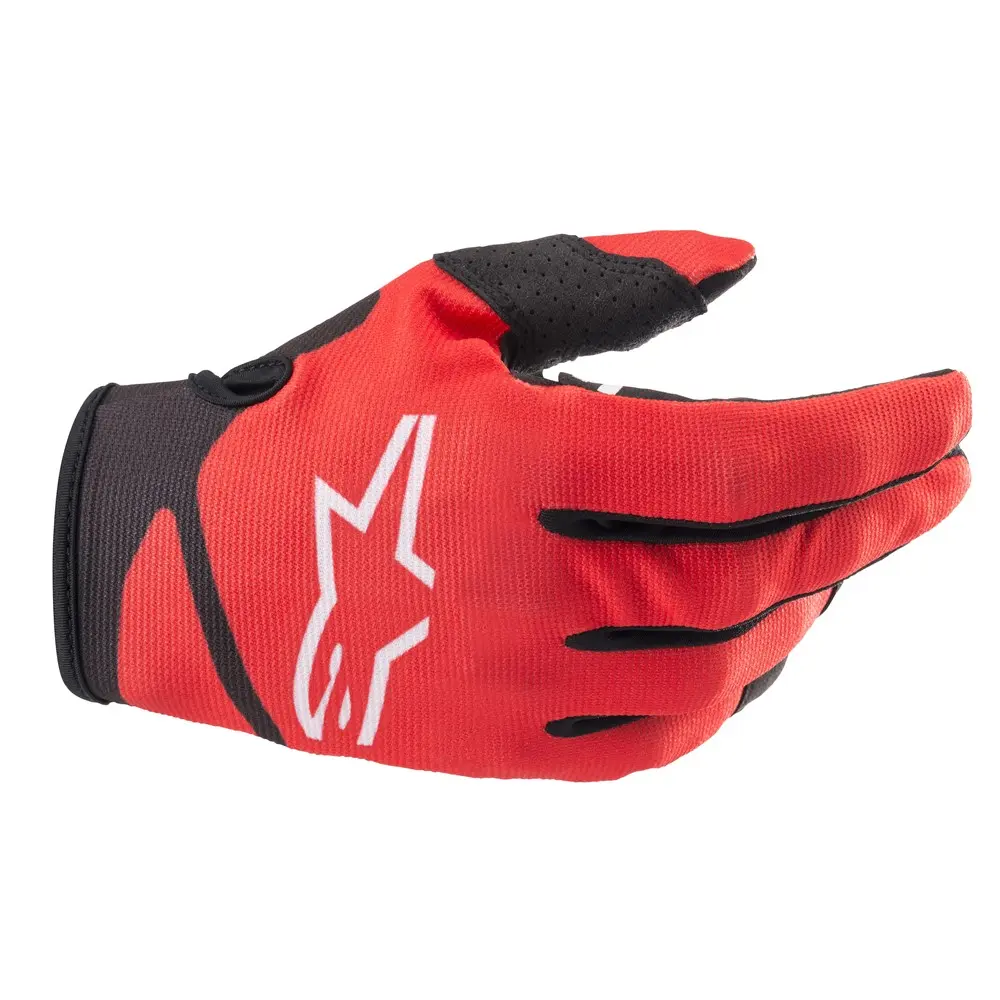 Alpinestar Radar Youth Bright Red/Black Motocross Gloves