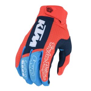 Troy Lee Designs x KTM Air Motocross Gloves Youth Orange - Image 1
