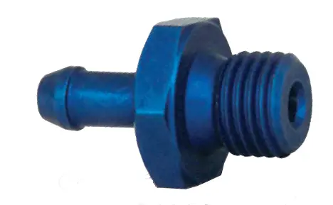 7/16x20 TO MALE BARB FOR RUBBER HOSE