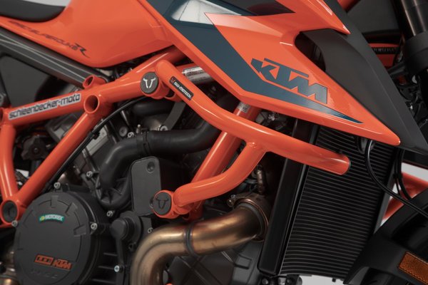 SW MOTECH CRASH BARS KTM 1290 SUPER DUKE 19-21 ORANGE - Image 1