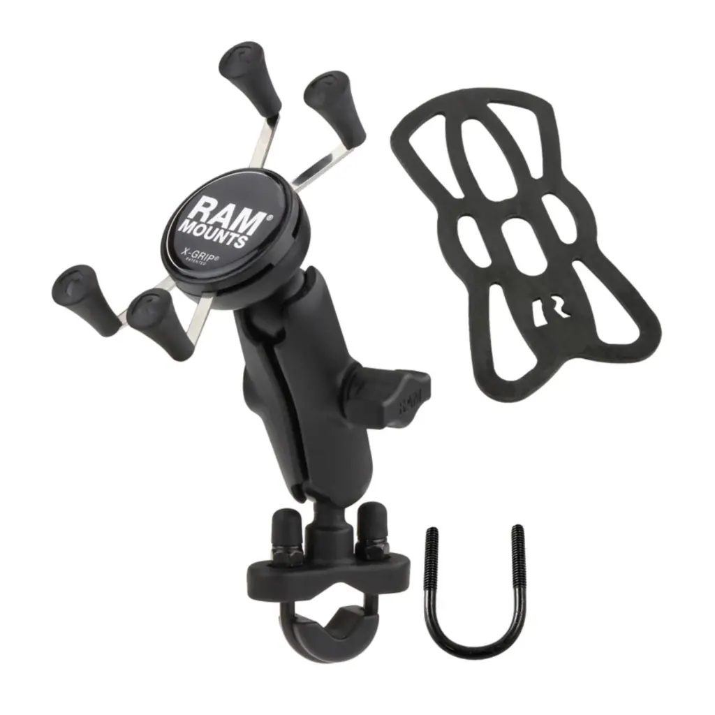 Ram X-Grip Phone Mount With Handebar U-Bolt Base