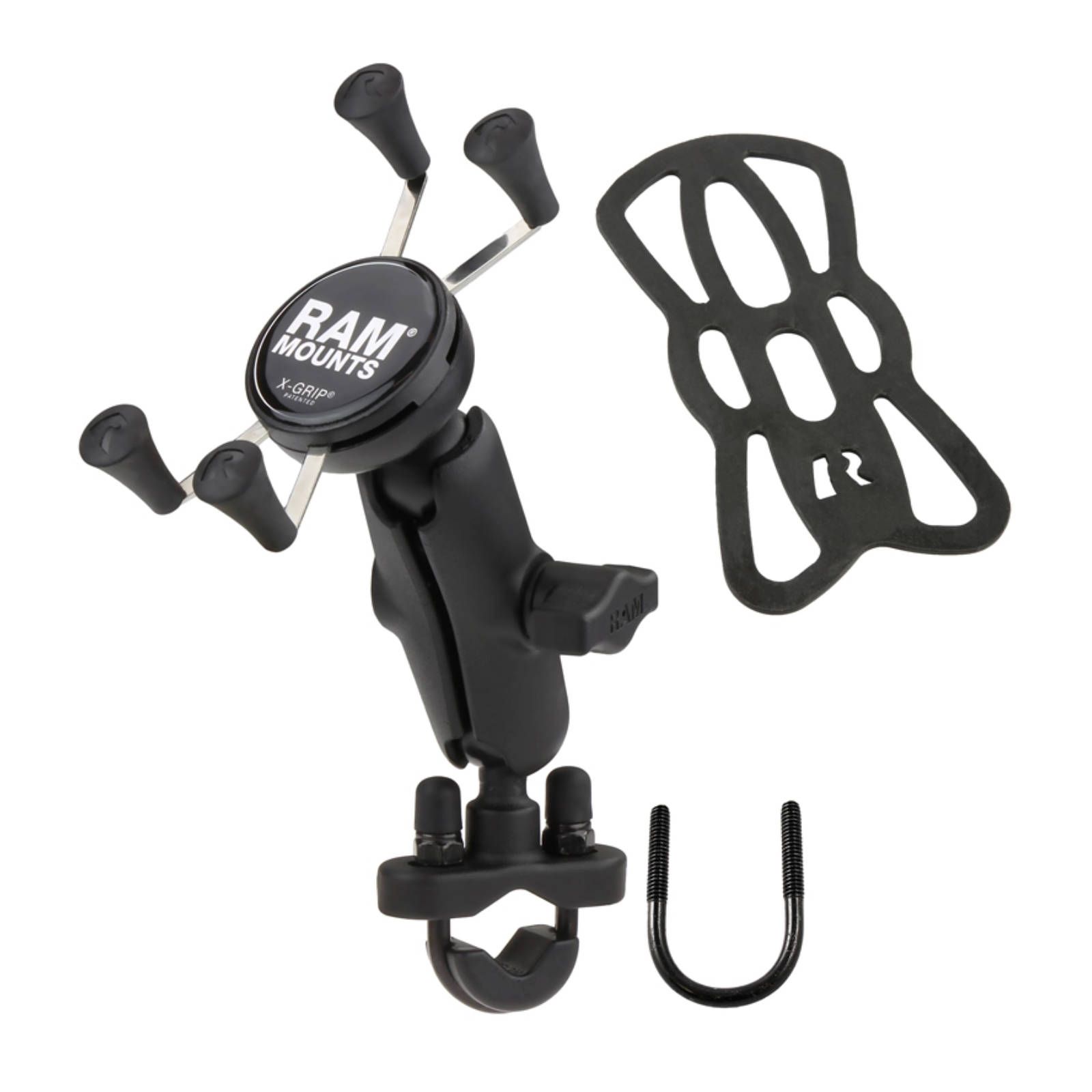 Ram X-Grip Phone Mount With Handebar U-Bolt Base - Image 2