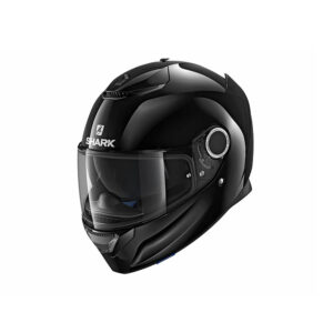 Shark Spartan Road Helmet Blank Black - Image 1
