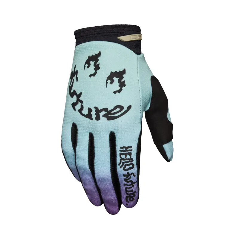 Fox 180 Hello Future Motocross Glove Light Blue