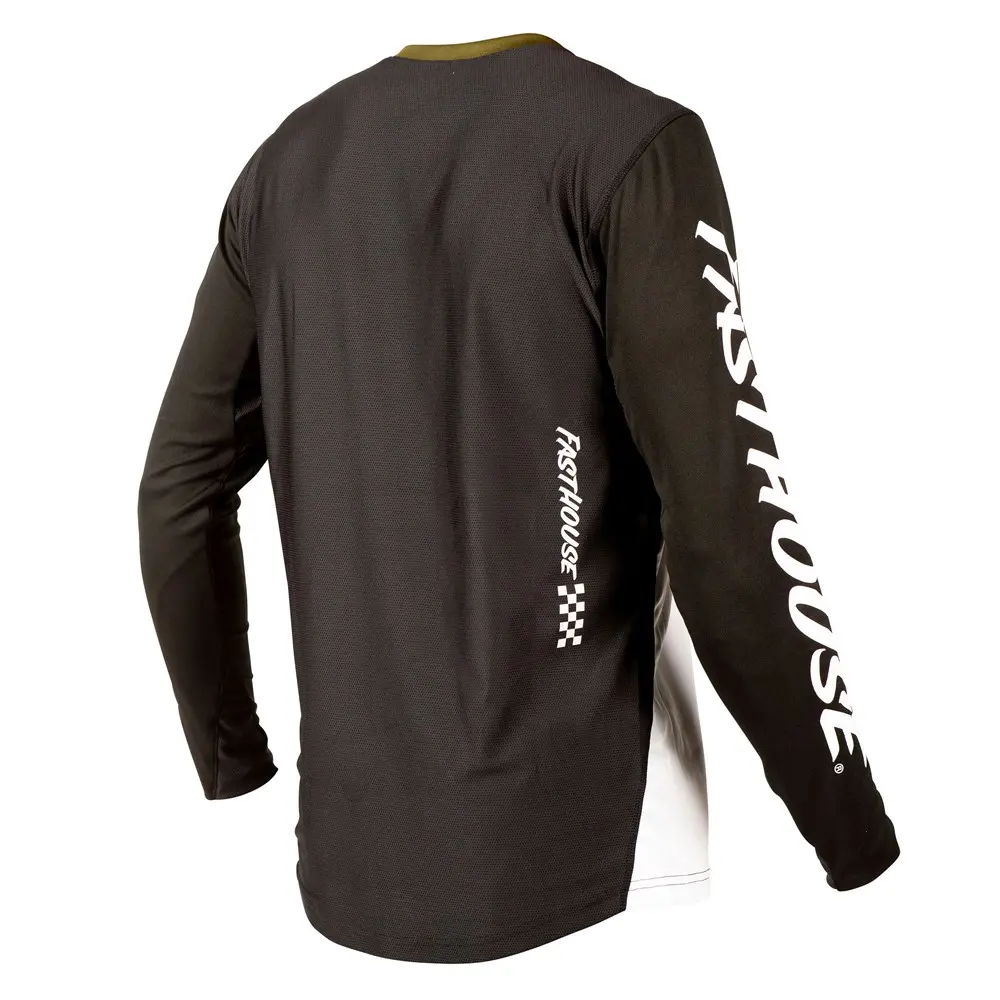 Fasthouse Youth Alloy Kilo Long Sleeve Jersey Olive/White