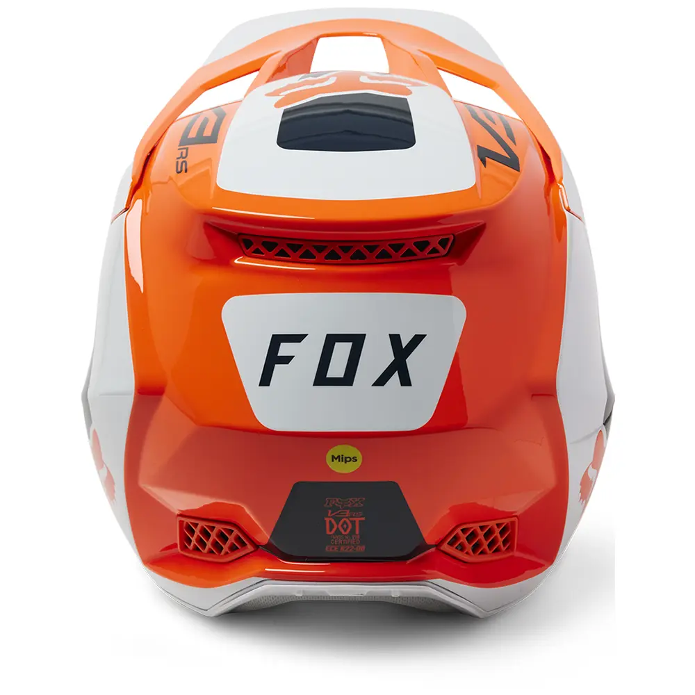 Fox V3 RS Efekt MIPS ECE Motocross Helmet Flo Orange