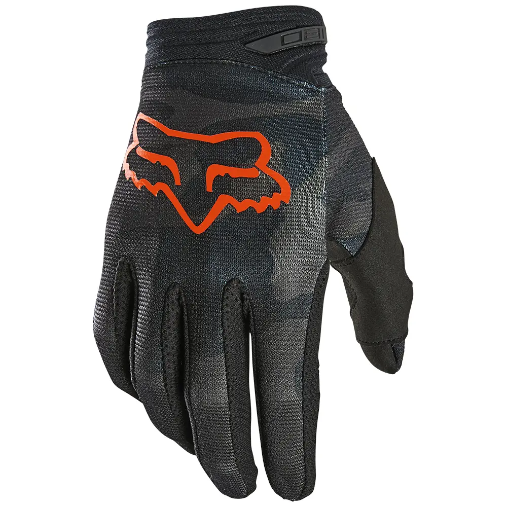 Fox 180 Trev Black Camo Motocross Gloves